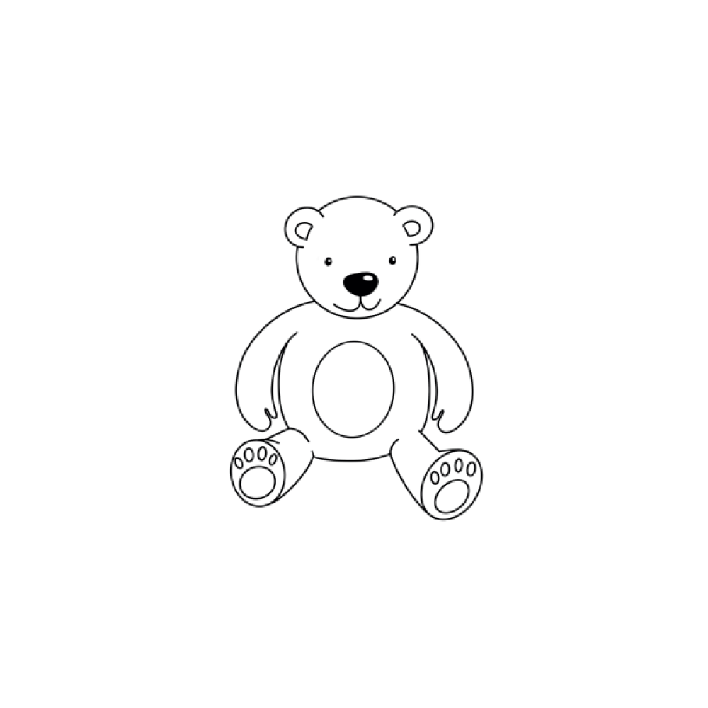 Colouring Picture - Teddy Bear