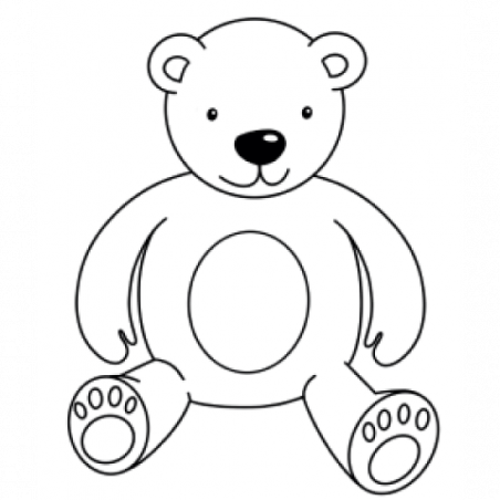 Colouring Picture - Teddy Bear
