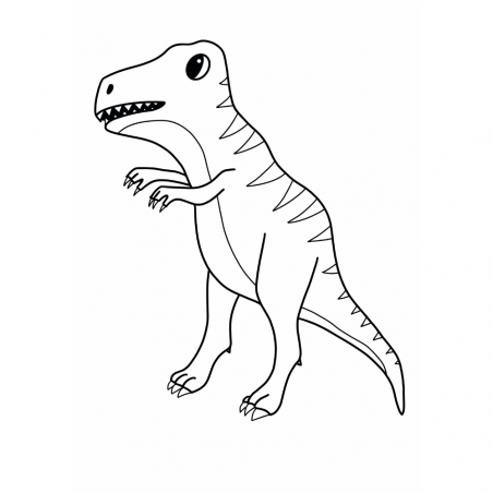 Colouring Picture - T-Rex